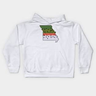 Missouri Trout Kids Hoodie